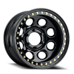 Aluminum Wheels 15x10 Rock 8 RT81 Gloss Black Beadlock Raceline Wheels
