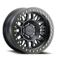 Aluminum Wheels 17x9 Ryno Cast Beadlock RT951B Satin Black Black Beadlock Ring Raceline Wheels