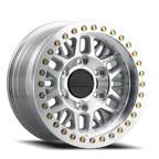 Aluminum Wheels 17x9 Ryno Cast Beadlock RT951M Silver Machined Beadlock Ring Machined Raceline Wheels