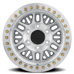 Aluminum Wheels 17x9 Ryno Cast Beadlock RT951M Silver Machined Beadlock Ring Machined Raceline Wheels