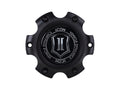 Low-Profile Center Cap Alpha Wheel 6 X135 Bolt Pattern Black, ICON Alloys