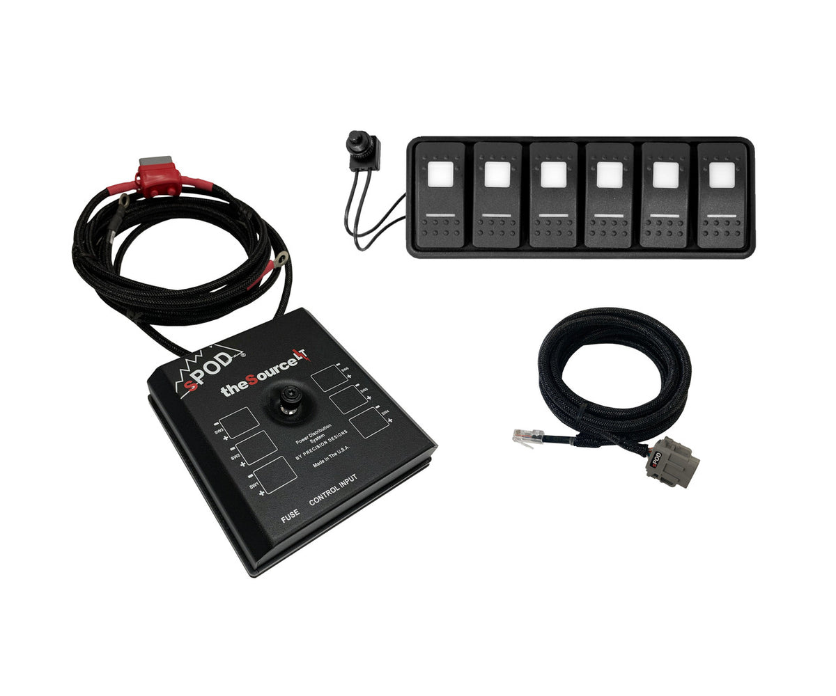 sPOD SourceLT Modular w/ Blue LED for Uni with 36 Inch battery cables