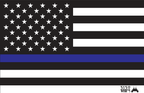5150 Whips Heavy Duty American Flag (Blue Line)-LTW Motorsports