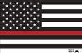 5150 Whips Heavy Duty American Flag (Red Line)-LTW Motorsports