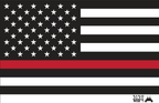 5150 Whips Heavy Duty American Flag (Red Line)-LTW Motorsports