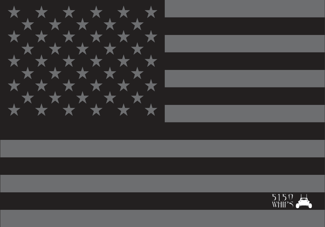 5150 Whips Heavy Duty American Flag (B&G)-LTW Motorsports