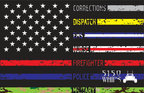 5150 Whips Heavy Duty American Flag (First Responders)-LTW Motorsports