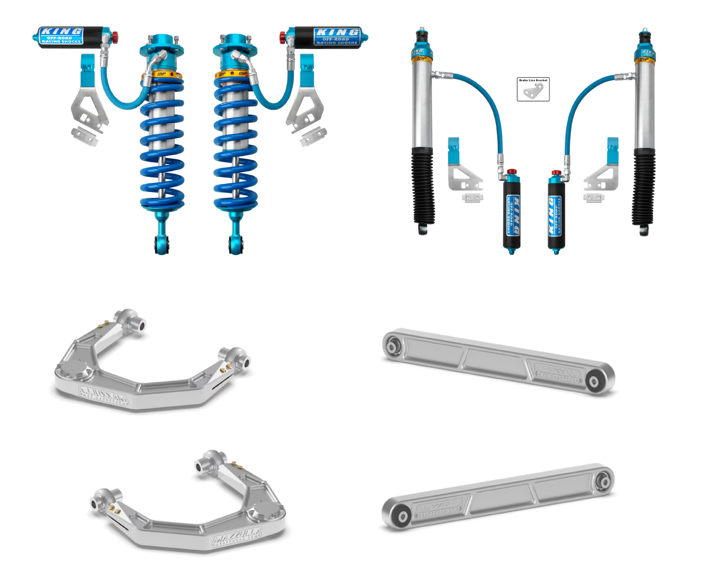 2022+ Toyota Tundra Mazzulla Stage 3 Mid Travel Kit with King 3.0 IBP Shocks-LTW Motorsports