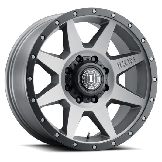 ICON Rebound 20x9 8x180 12mm Offset 5.5in BS Titanium Wheel-LTW Motorsports