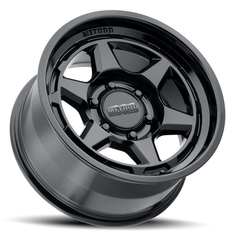 Method MR708 17x8.5 / 0mm Offset / 6x5.5 / 106.25mm CB - Gloss Black