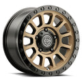 ICON Hulse 18x9 / 5x150 / 25mm / 6in BS Satin Bronze w/ Gloss Black Lip