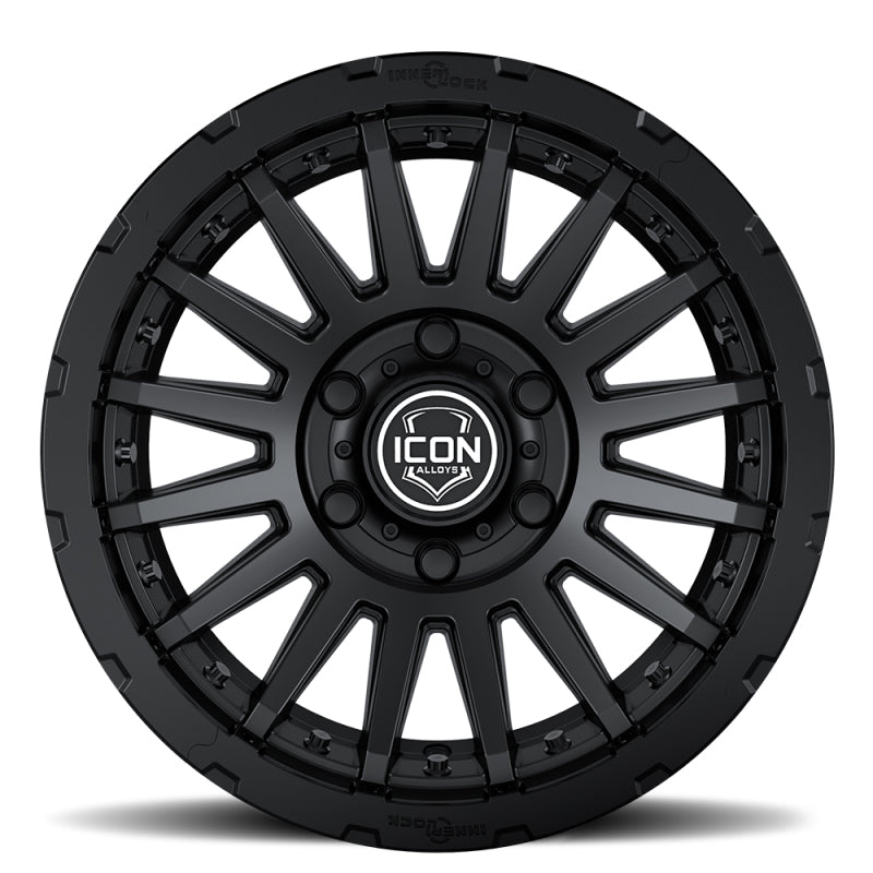 ICON Recon Pro 17x8.5 6 x 5.5 25mm Offset 5.75in BS Satin Black Wheel-LTW Motorsports