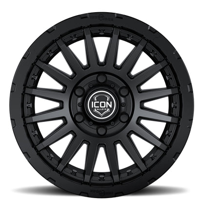 ICON Recon Pro 17x8.5 5 x 150 25mm Offset 5.75in BS Satin Black Wheel-LTW Motorsports
