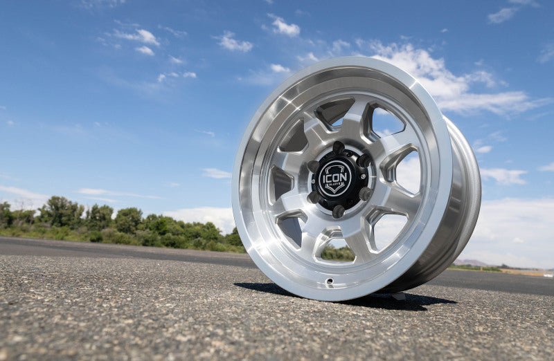 ICON Nuevo 17x8.5 / 6x135 / 6mm Offset 5in BS - Silver Machined-LTW Motorsports