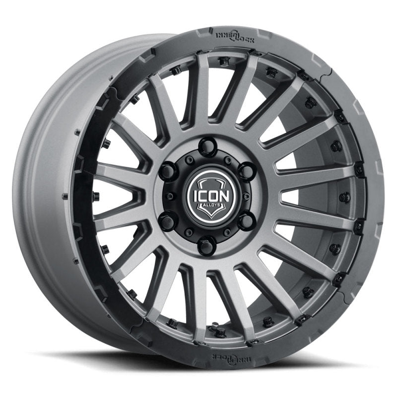 ICON Recon Pro 17x8.5 8 x 170 6mm Offset 5in BS Charcoal Wheel-LTW Motorsports