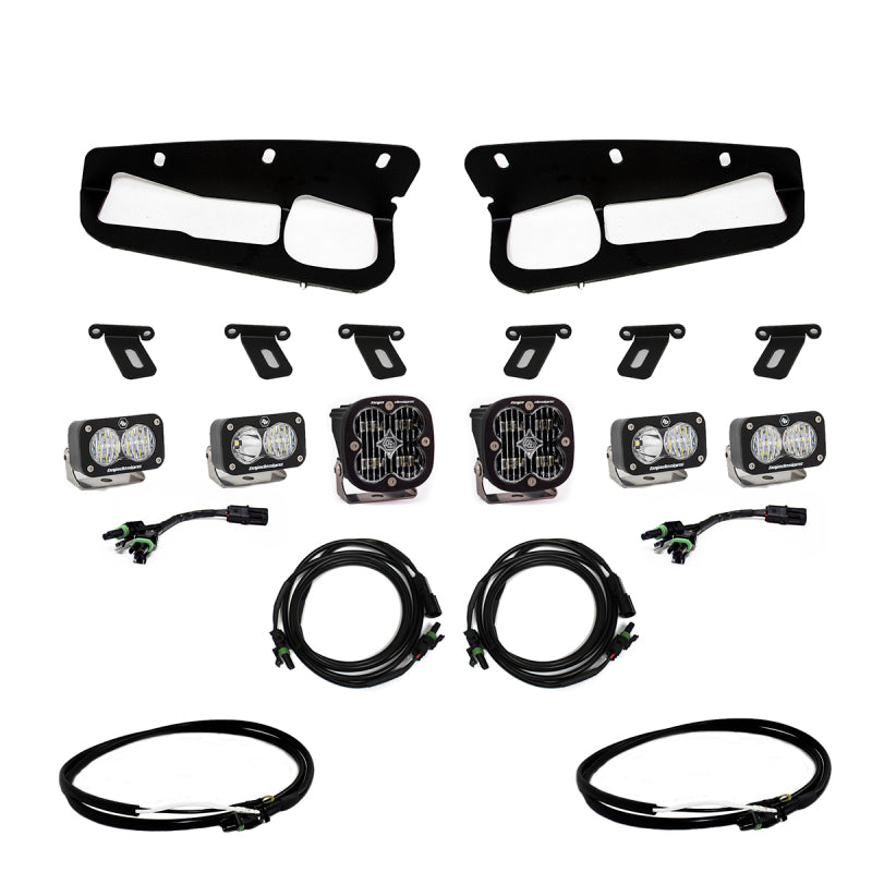 Baja Designs 2021+ Ford Bronco Clear SAE Fog Pocket Kit w/Upfitter-LTW Motorsports