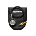 Method Brass Air Deflator Gauge 0-60 PSI - Black
