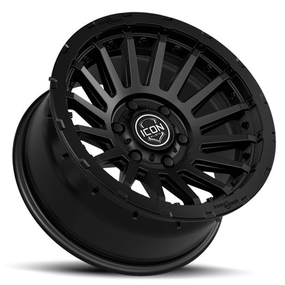 ICON Recon Pro 17x8.5 5 x 150 25mm Offset 5.75in BS Satin Black Wheel-LTW Motorsports