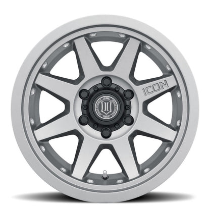 ICON Rebound Pro 17x8.5 6x135 6mm Offset 5in BS 87.1mm Bore Titanium Wheel-LTW Motorsports