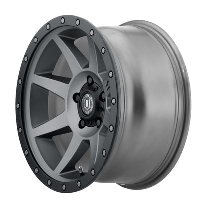 ICON Rebound Pro 17x8.5 5x4.5 0mm Offset 4.75in BS 71.5mm Bore Titanium Wheel-LTW Motorsports