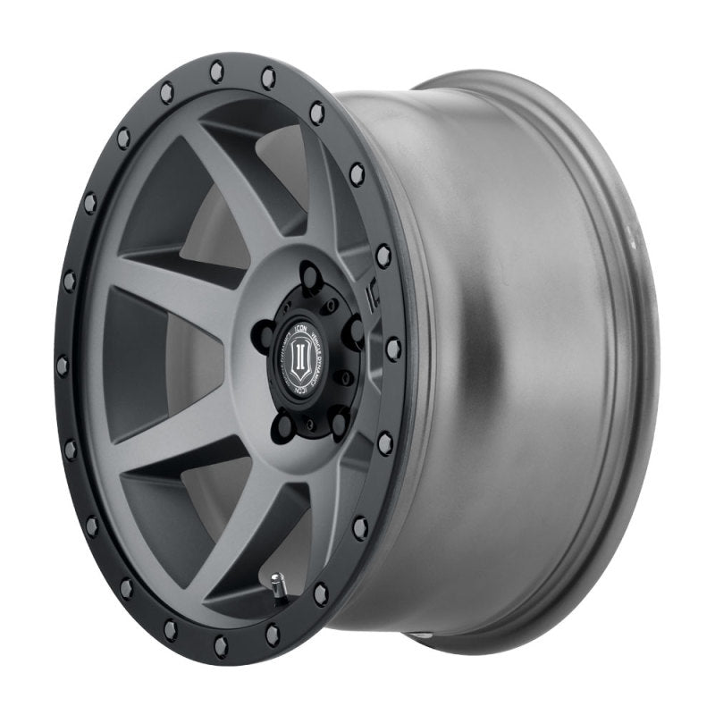 ICON Rebound 17x8.5 5x4.5 0mm Offset 4.75in BS 71.5mm Bore Titanium Wheel-LTW Motorsports