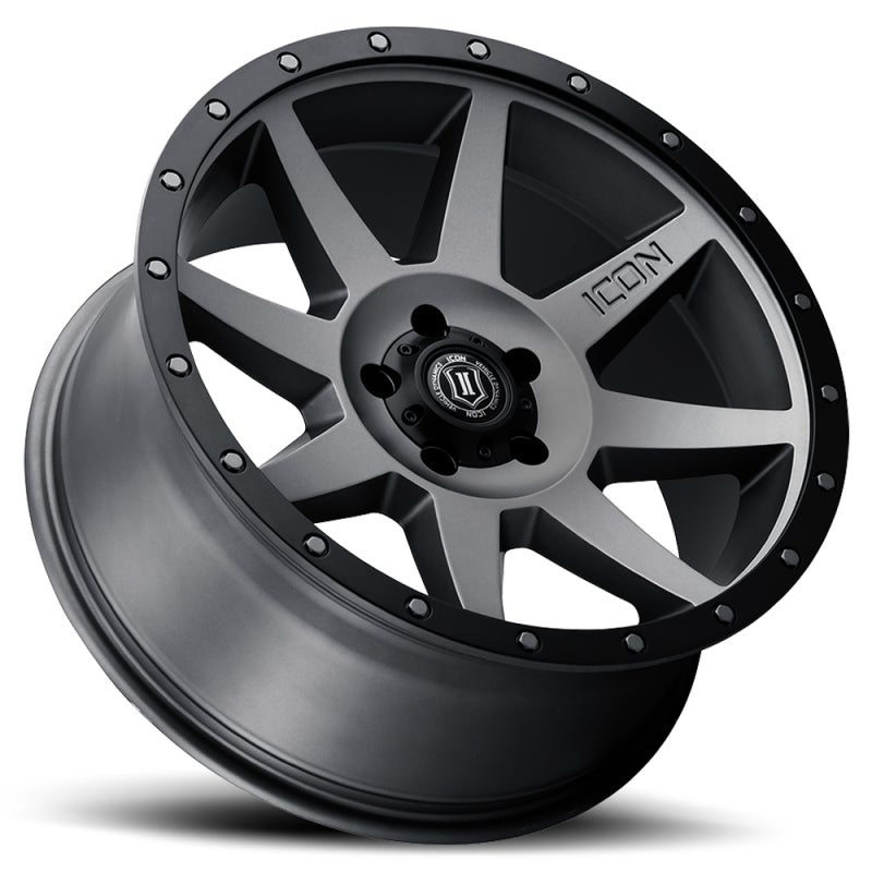 ICON Rebound 20x9 6x135 16mm Offset 5.625in BS Titanium Wheel-LTW Motorsports