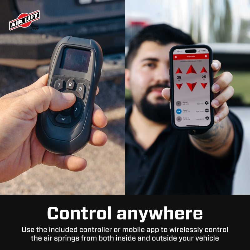 Air Lift Wireless Air Control System V2 w/EZ Mount-LTW Motorsports