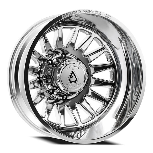 22x8.25 Arena A110 Rival Milled and Polished DUALLY REAR Wheel 8x200 (-202mm)