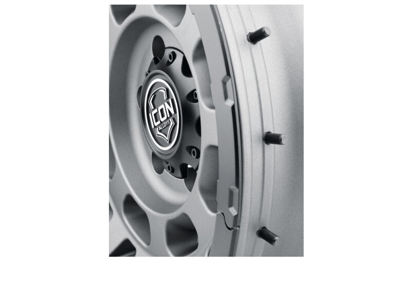 ICON Hammer Pro 17x8.5 / 6x5.5 / 25mm / 5.75in BS - Charcoal