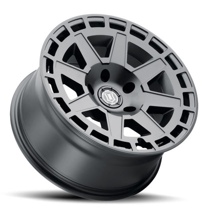 ICON Compass 17x8.5 6x135 6mm Offset 5in BS Satin Black Wheel-LTW Motorsports