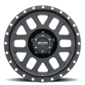 Method MR306 Mesh 17x8.5 0mm Offset 5x4.5 83mm CB Matte Black Wheel
