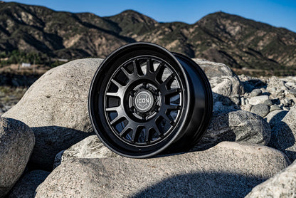 ICON Anza 17x8.5 6x120 0mm Offset 4.75in BS 67mm Hub Bore Satin Black Wheel-LTW Motorsports