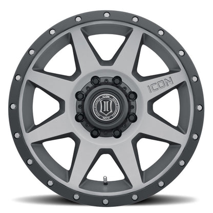 ICON Rebound 20x9 8x180 12mm Offset 5.5in BS Titanium Wheel-LTW Motorsports