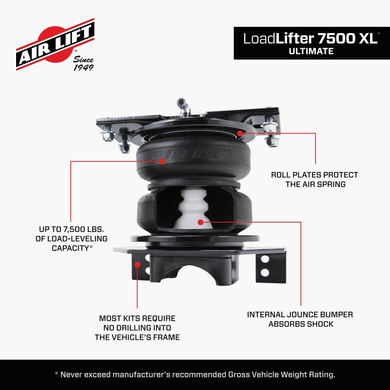 Air Lift LoadLifter 7500 XL Ultimate Air Spring Kit for 2023 Ford F-350 DRW