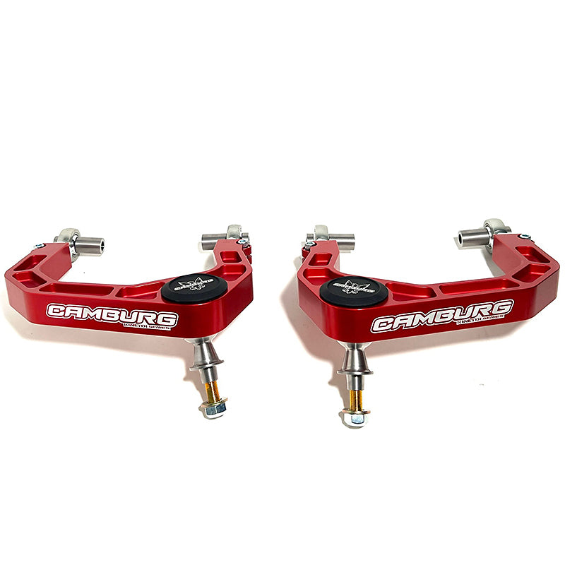 Camburg Toyota Tacoma 05-23 / 4-Runner 03-23 / FJ 07-14 KINETIK V2 Billet Uniball Upper Arms (Red)-LTW Motorsports