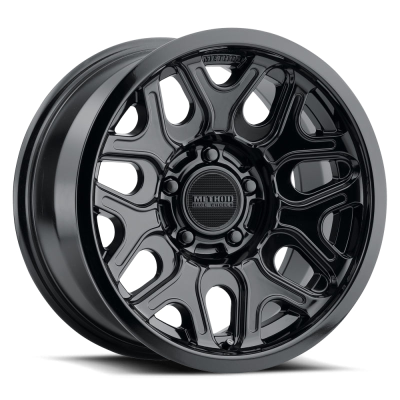Wheels - Cast - Method MR322 / 20x10 / 8x6.5 BP / -18ET / 4.76in BS / 130.81mm CB - Gloss Black Wheel