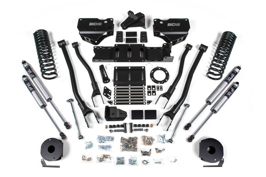 4 Inch Lift Kit W/ 4-Link | Ram 2500 W/ Rear Air Ride (19-24) 4WD | Diesel-LTW Motorsports