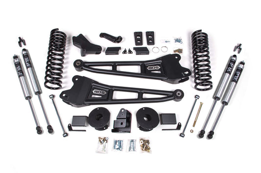 4 Inch Lift Kit W/ Radius Arm | Ram 2500 W/ Rear Air Ride (14-18) 4WD | Gas-LTW Motorsports