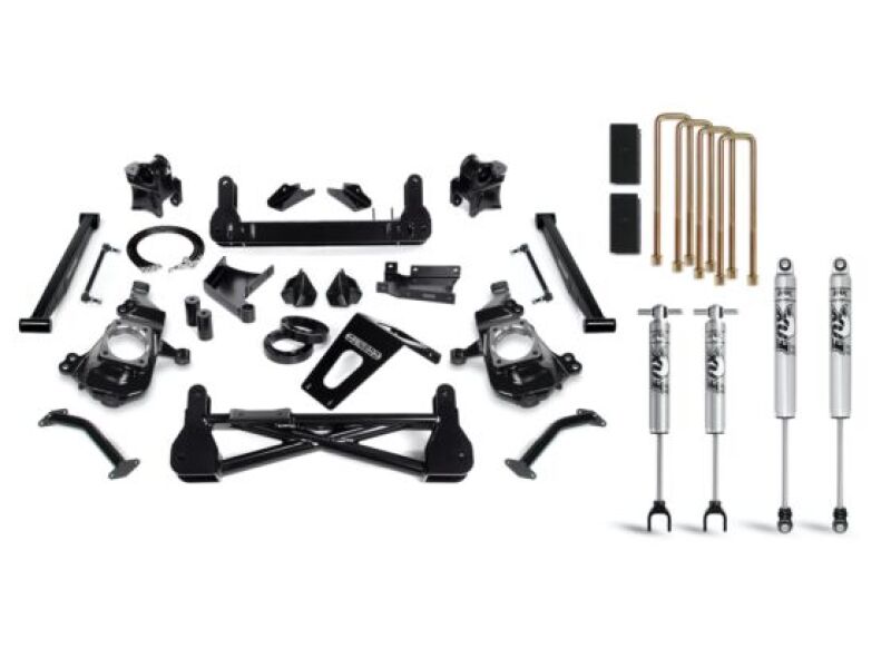 Cognito 20-24 Chevy/GMC Silv/Sierra 2500/3500 HD 2WD/4WD 7in Std Lift Kit w/ Fox PSMT 2.0 Shocks-LTW Motorsports