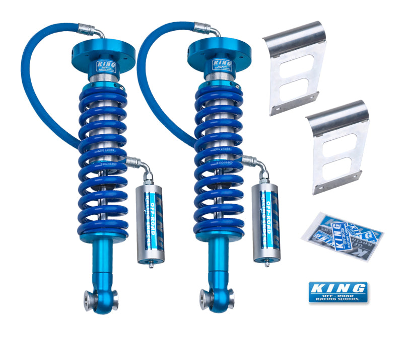 King Shocks 04-08 Ford F150 4WD Front 2.5 Dia Remote Reservoir Coilover (Pair)-LTW Motorsports