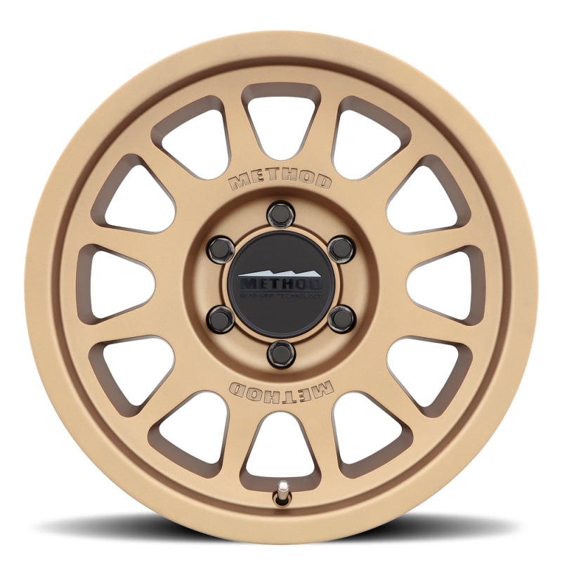 Wheels - Cast - Method MR703 17x8.5 +25mm Offset 6x135 87mm CB Method Bronze Wheel