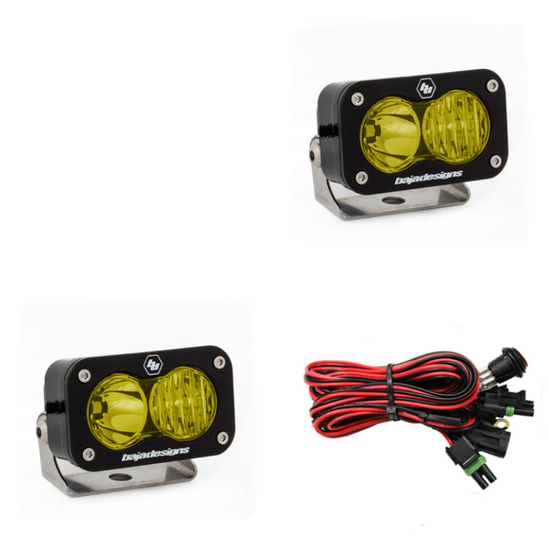 Baja Designs S2 Pro Driving/Combo Pair LED - Amber-LTW Motorsports