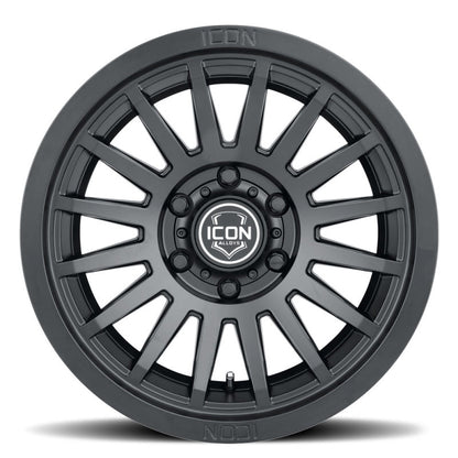 ICON Recon SLX 17x8.5 6x120 BP 0mm Offset 4.75in BS 67mm Bore Satin Black Wheel-LTW Motorsports