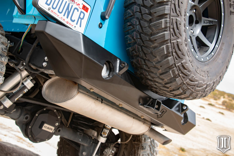 ICON 07-18 Jeep Wrangler JK Pro Series 2 Rear Bumper w/Hitch/Tabs-LTW Motorsports