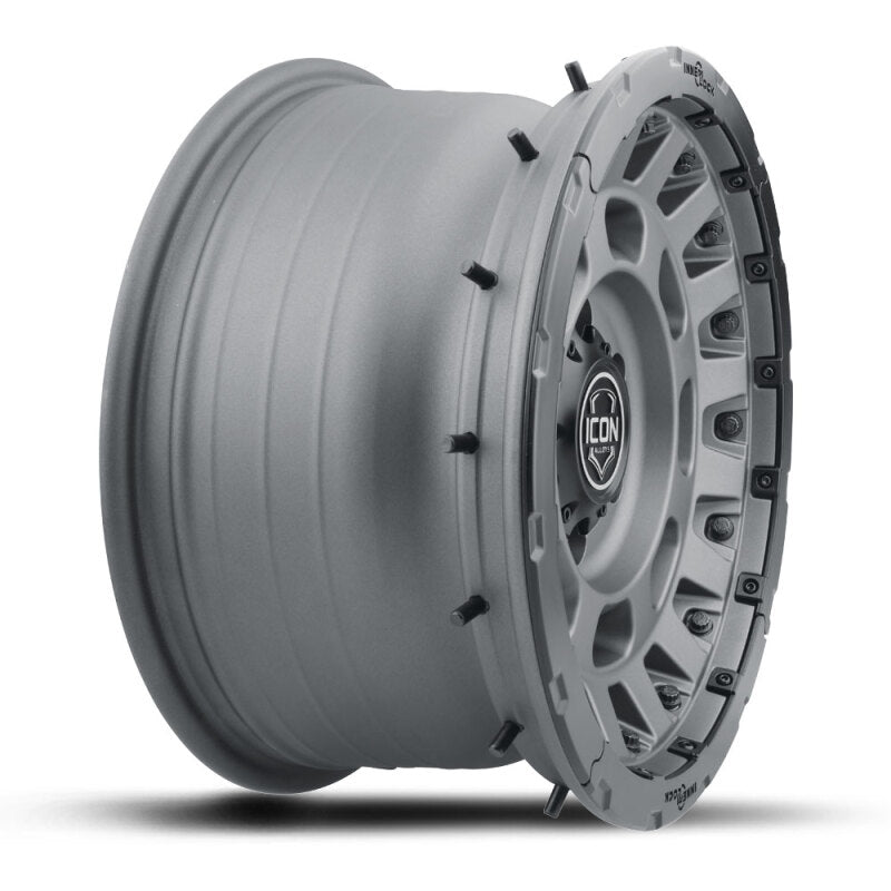 ICON Hammer Pro 17x8.5 / 6x135 / 25MM / 5in BS - Charcoal
