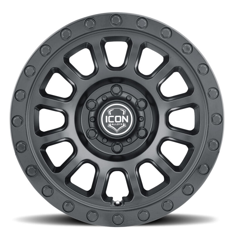 ICON Hulse 18x9 6x5.5 25mm Offset 6in BS Double Black