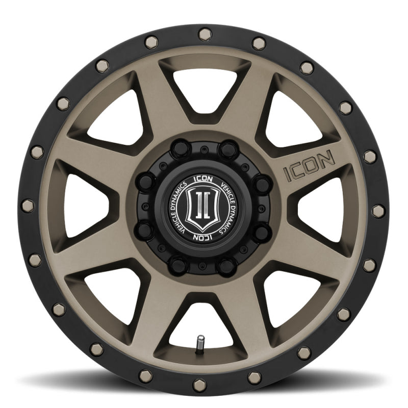 ICON Rebound 17x8.5 8x170 6mm Offset 5in BS 125mm Bore Bronze Wheel-LTW Motorsports