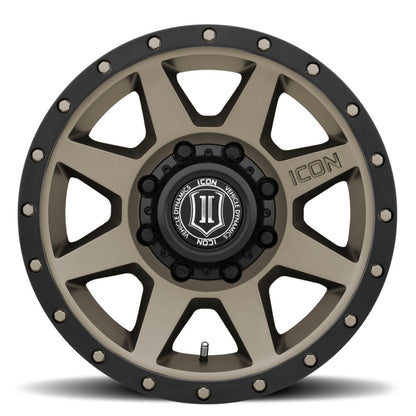 ICON Rebound 17x8.5 8x6.5 13mm Offset 5.25in BS 121.4mm Bore Bronze Wheel-LTW Motorsports