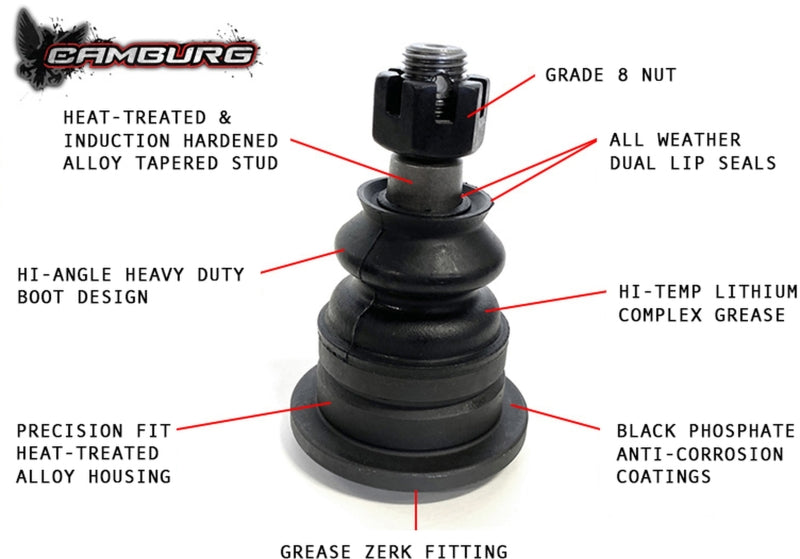 Camburg Toyota Tacoma Pre/4WD 05-23 Performance X-Joint Upper Arms-LTW Motorsports