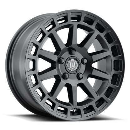 ICON Journey 17x8.5 5x108 38mm Offset 6in BS Satin Black Wheel-LTW Motorsports